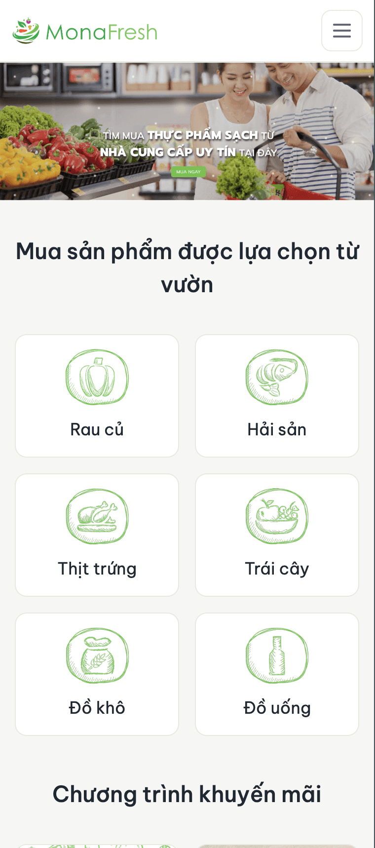 Ảnh mobile của MonaFresh - Chuyên đề giao diện HTML/CSS